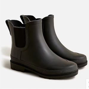 J. Crew Sleek Black Winter Boots